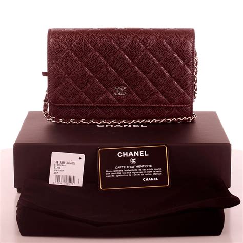 chanel wallet on chain maroon|Chanel wallet on chain preis.